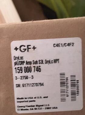 议价GFSignet乔治费歇尔3-2750-3PH前置线上式讯号放大器15900074