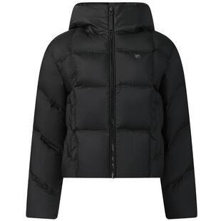 杨幂同款鹅绒FILA斐乐羽绒服2025冬季新款休闲舒适保暖连帽外套女