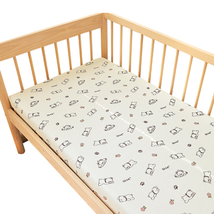 定做儿童卡通床笠单件纯棉床单1m1.2米1.5婴儿床罩全棉床垫保护套