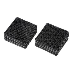 汽车脚垫隐形固定贴神器卡扣防滑耐高温双面胶魔术贴车用背胶贴片