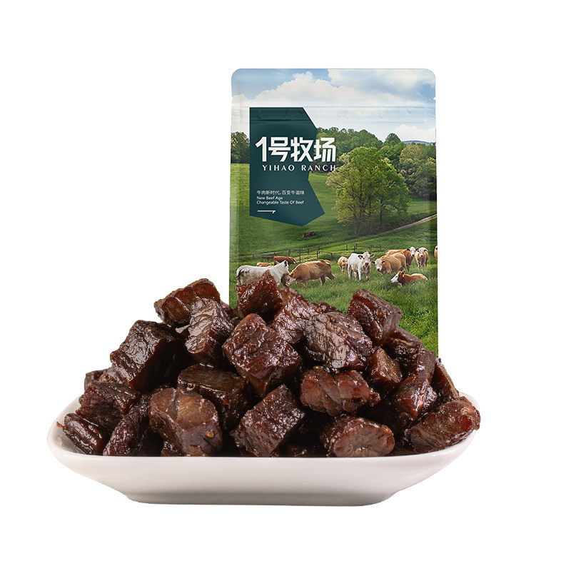 内蒙古风干牛肉干草原特产牛肉粒