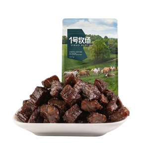 1号牧场风干牛肉粒208g*2袋