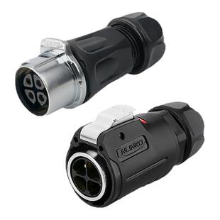 凌科LP24航空插头插座2/3/4/10/12/19芯24电源公母对接防水nlinko