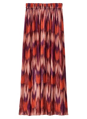 【季末7折】bash2026新款夏季沙焰波西米亚风印花半身裙1E26ARIE