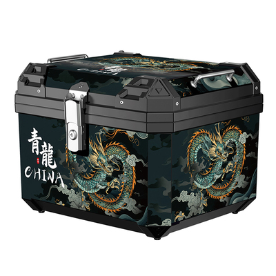 摩托车尾箱57L加厚台铃九号小牛电动外卖后备箱防水大容量储物箱