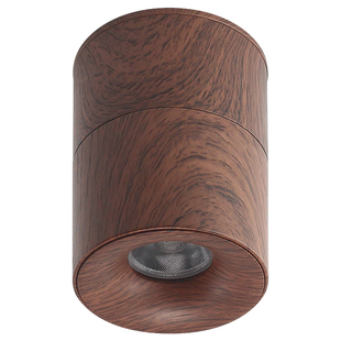 中古风可调节角度明装射灯可折叠免开孔筒灯客厅背景墙玄关天花灯