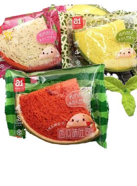 西瓜味吐司面包哈密瓜火龙果儿童
