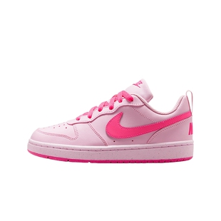 NIKE耐克大童鞋女鞋Court Borough 酷菠萝复古运动鞋 IQ9213-663