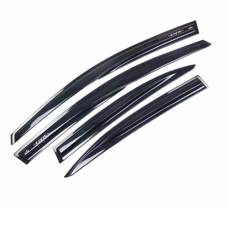 适用06-16款八代/九代/十代思域改装专用晴雨挡雨眉车窗雨挡雨板