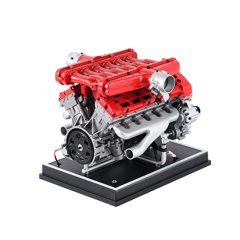 V12发动机模型电机驱动金属模型
