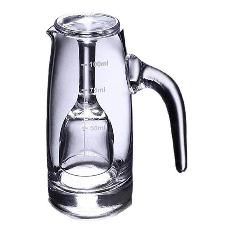 二两分酒器100ml家用白酒杯套装酒具一壶一杯小号饭店一口高脚杯