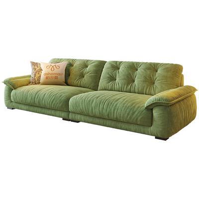 帕沙曼可拆洗猫抓布绿色云朵沙发