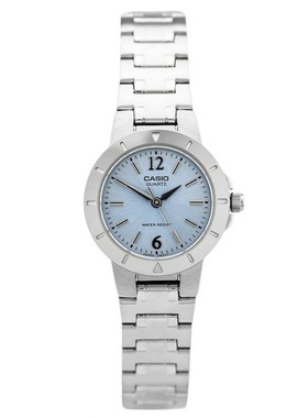 情人节礼物 卡西欧女式手表时尚通勤小表盘钢带防水新款LTP-1177A
