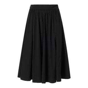珂莱蒂尔款半身裙夏中长款高级百褶伞裙高腰a字半裙