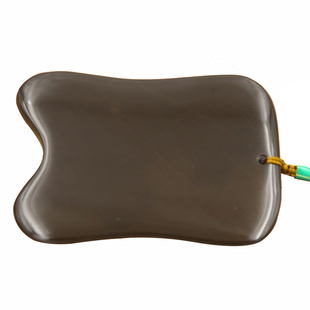 天然玄黄泗滨砭石刮痧板女按摩面部美容工具脸部颈部经络家用正品