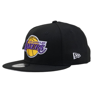 韩国代购NEWERA纽亦华NBA球队棒球帽950平沿硬顶洛杉矶湖人黑色