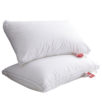 SUPRELLE舒飘儿物理阻螨白胖子枕头单人高弹枕芯家用可水洗护颈椎