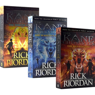 The Kane Chronicles 埃及守护神系列1-3 波西杰克逊作者奇幻力作 章节桥梁书 青少年英语课外读物 冒险故事 英文原版进口