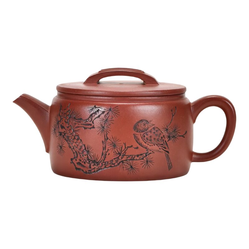 范家壶庄全手工原矿红皮龙汉瓦壶