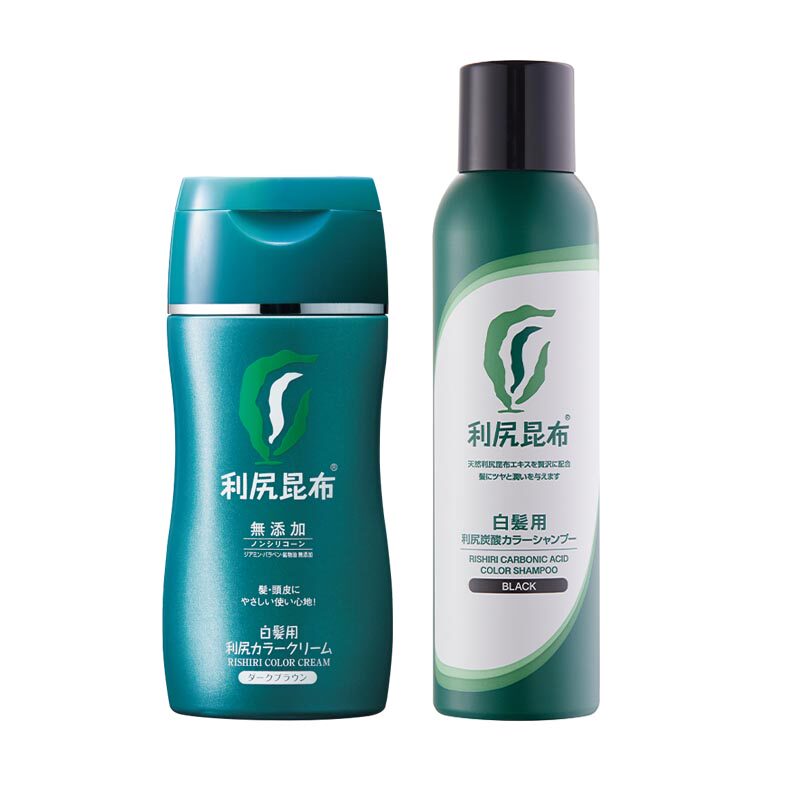 日本性价比植物染发膏洗发水套组
