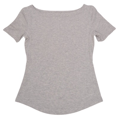 透气莫代尔一字肩短袖T恤女夏季