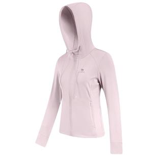 骆驼女装上衣瑜伽服女秋季薄绒外套修身健身服长袖开衫休闲运动服