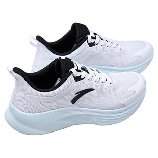 安踏男鞋透气跑步鞋超轻减震2026新款白色百搭休闲鞋青少年运动鞋