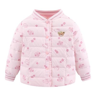波姆熊女童轻薄羽绒服内胆秋冬季