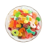 酸砂软糖涂油QQ糖橡皮糖混合口味水果汁网红儿童糖果批发散装零食