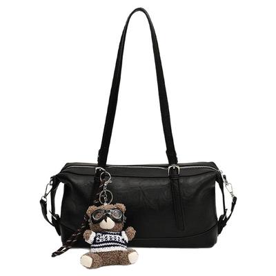 复古手提小方包枕头包