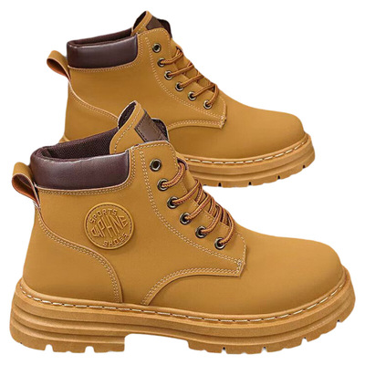 新款复古英伦风时尚工装靴子