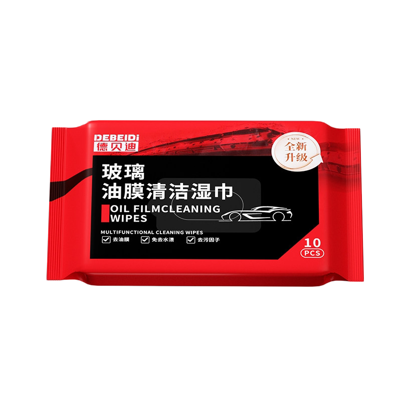 汽车玻璃油膜去除湿巾玻璃清洁