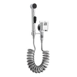 潜水艇一进三出角阀喷枪三通马桶洗衣机水龙头全铜四通阀带止回阀