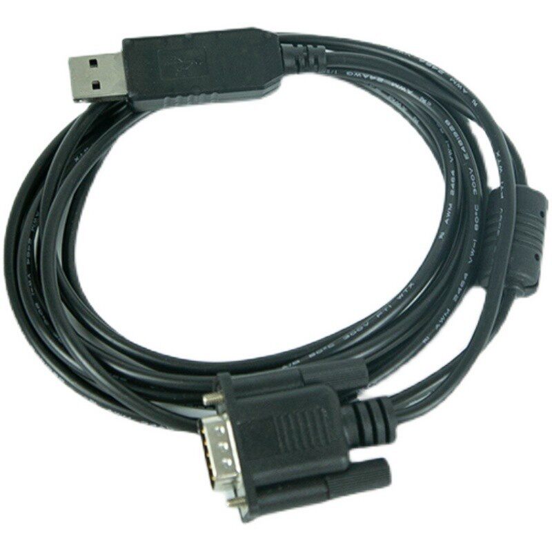 兼容西门子S7-200CN PLC编程线 USB-PPI 免驱动 带磁环 抗干扰