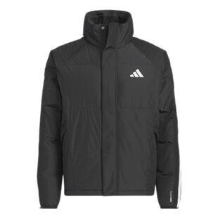 三条纹羽绒服 拒水防风保暖鸭绒休闲男装秋冬adidas阿迪达斯