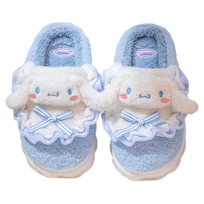 玉桂狗儿童棉拖鞋女孩秋冬季