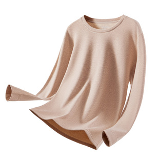 保暖内衣女加绒加厚羊绒蚕丝腈纶发热可外穿秋衣秋裤女套装冬季