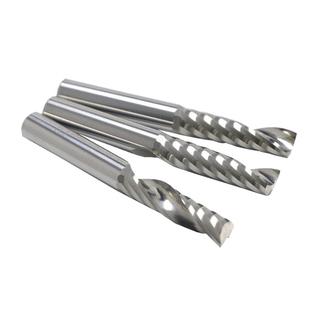 4/6mm单刃螺旋铣刀密度板实木工切割直刀数控电脑雕刻机钨钢刀具