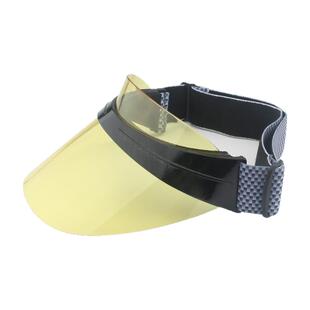 户外骑行跑步透明太阳帽 男女遮阳帽防晒防紫外线帽子空顶鸭舌PC