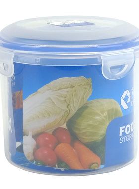透明圆形泡菜可微波冷冻塑料饭盒