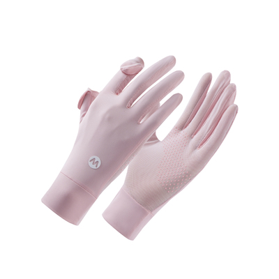 防晒手套女夏季防紫外线司机冰丝触屏户外防滑自行车开车骑行薄款