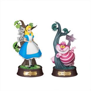 野兽王国迪士尼爱丽丝梦游仙境 柴郡猫 场景手办摆件潮玩礼物