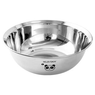 沃德百惠304不锈钢小盆加深平底圆盆家用厨房菜盆铁盆加厚饭盆碗