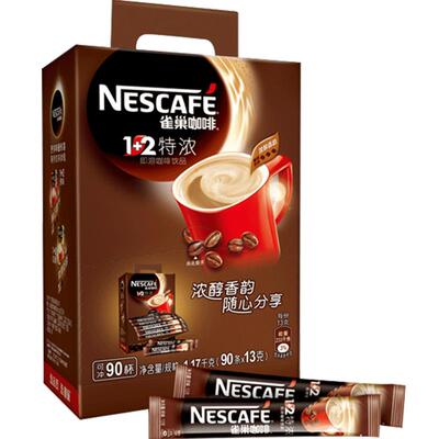 三合一雀巢咖啡特浓90条装