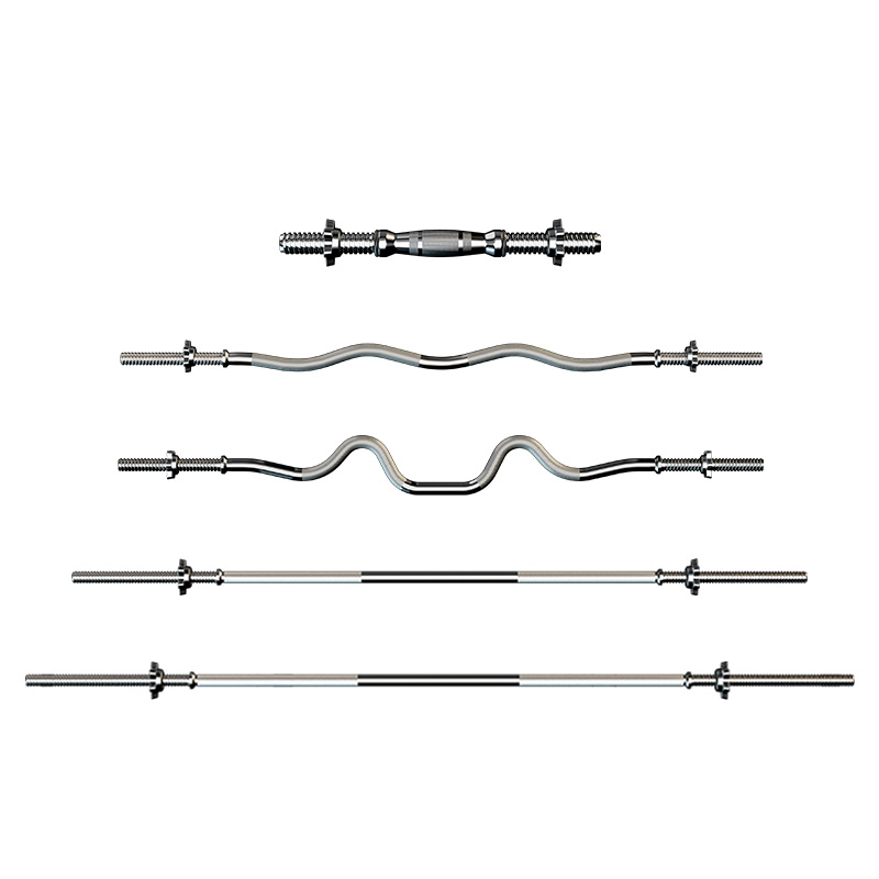 PROIRON/普力艾杠铃杆1.2m/1.5m/1.8m米小孔直曲杆家用深蹲卧推