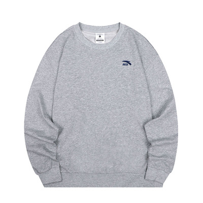 安踏青少年刺绣圆领卫衣男