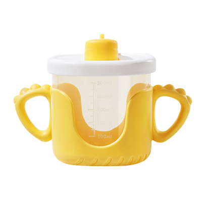 2025新款儿童水杯家用幼儿园吸管杯防摔带刻度牛奶杯喝水直饮水杯