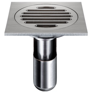 六防地漏大排量卫生间淋浴房防臭地漏洗衣机两用全铜亚光拉丝哑面