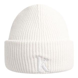 Kith 基础刺绣K毛线帽冬季保暖潮牌男女针织包头帽街头情侣冷帽子