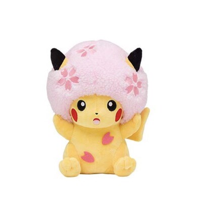 日本pokemon炸头樱花皮卡丘